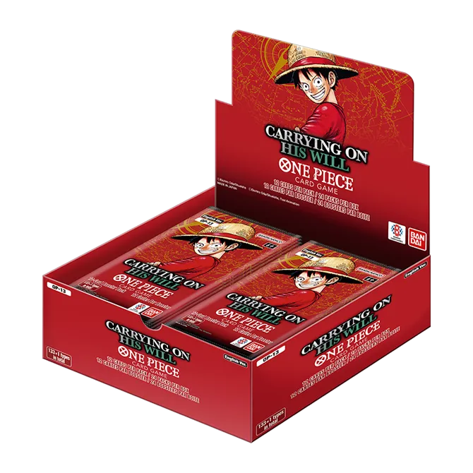 Caja de 24 sobres de One Piece Card Game OP-13 Carrying On His Will