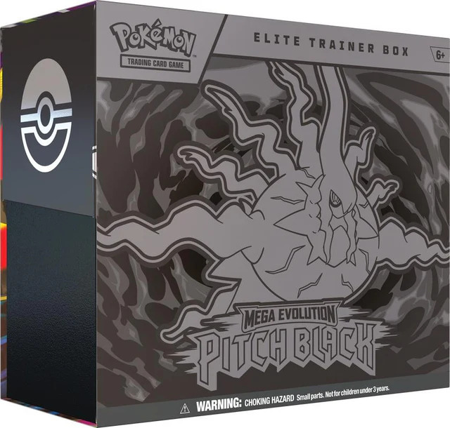 Elite Trainer Box de Pokémon TCG Mega Evolution Pitch Black